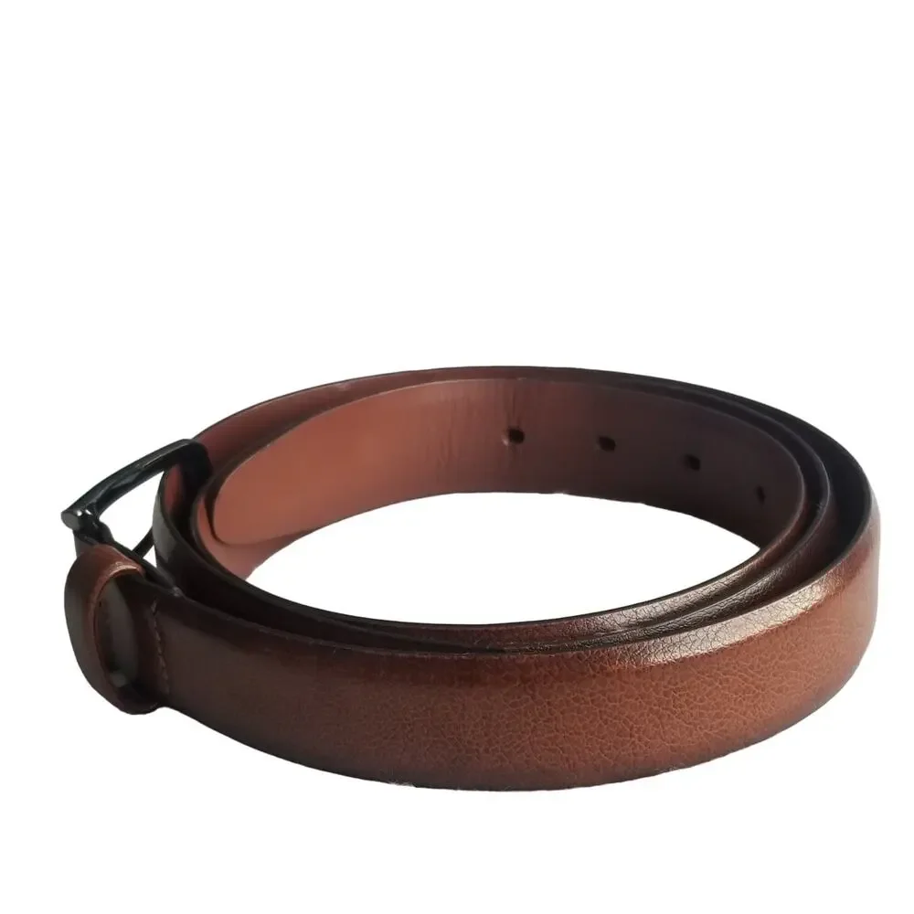 Perry Ellis Portfolio Leather Belt, Genuine Leather, Size 46/115